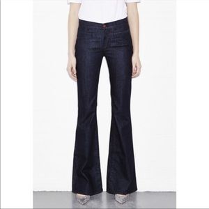 Anthropologie M.i.H Marrakesh Kick Flare Mid Rise Bohemian Jeans Size 25